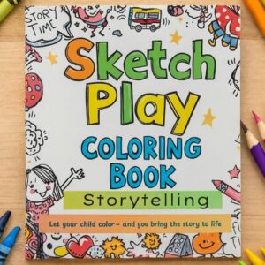 Sketchplay Coloring Book Story Telling  JoyMakers Studio: Amazon.in: Books